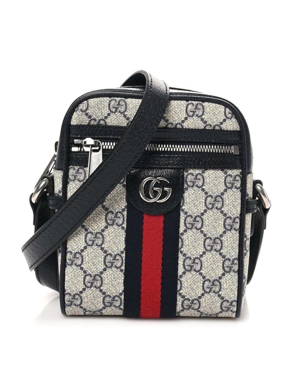 Gucci Gg Supreme Textured Calfskin Web #360844G99B